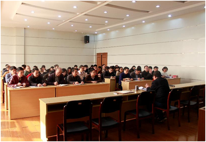 公司全體黨員大會學習情況